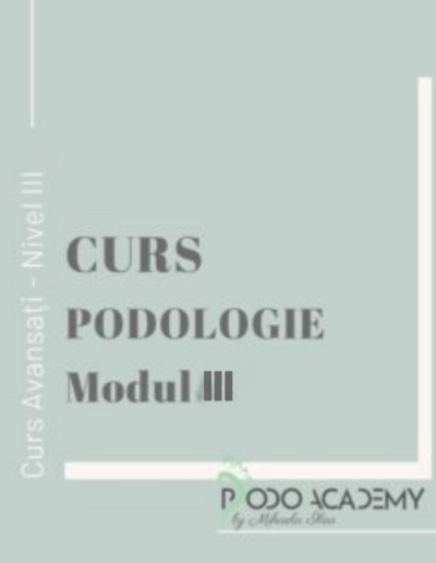 CURS PODOLOGIE – Modul III –  Raționament clinic și decizie terapeutică în podologie. Talonete – tehnica Volpini- Prof. M. Volpini